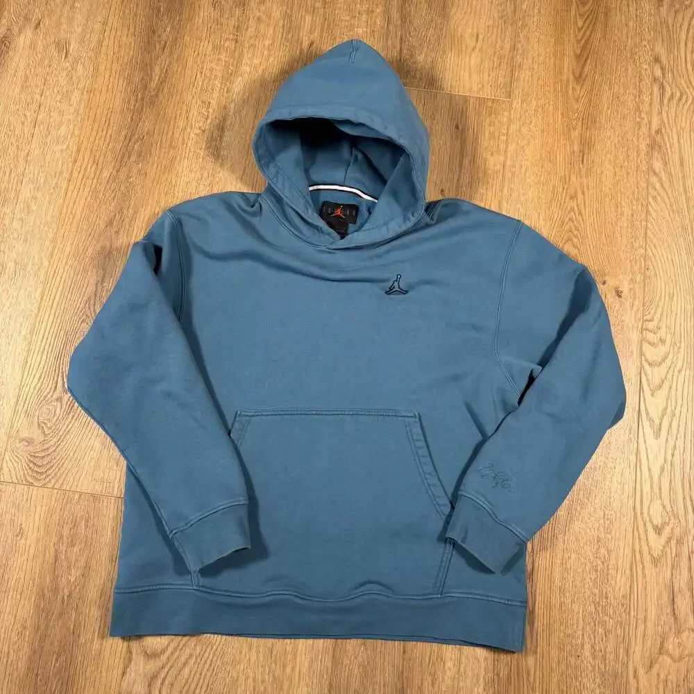 Jordan Essentials Fleece Hoodie Rift Blue Men’s XL Jumpman